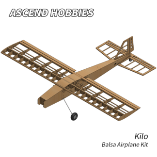 Kilo – Radio Control Trainer Balsa Airplane Kit