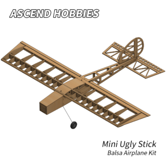Mini Ugly Stick - Radio Control Sport Balsa Airplane Kit 36″