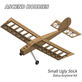 Small Ugly Stick - Radio Control Sport Balsa Airplane Kit 48″
